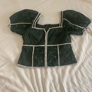 Patchwork Madewell blouse